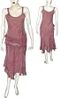 Skirt Top Set Rayon Embroidery Womens Casual Sundresses Size S