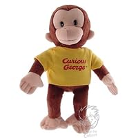 Plush Classic Curious George in Yellow Shirt 12
