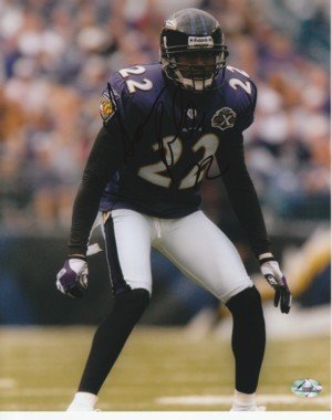 Samari Rolle signed Baltimore Ravens 8x10 Photo
