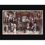 Godfather Goodfellas Sopranos Heat Scarface Movie Poster Print - 19x13