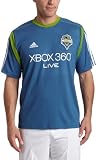 MLS Seattle Sounders FC FC Boy's Call-Up Jersey (Capital Blue, White, Rave Green, L)