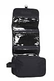 Hanging Toiletry Cosmetics Travel Bag, Black