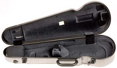 Bam France Contoured Hightech 2002XL 4/4 Violin Case with Tweed-Look Exterior