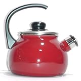 BEKA - Bouilloire Acier Emaill� � Sifflet 2 Litres ROUGE*par BEKA