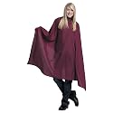 Andre Luxurious UltraSilk Hair Styling Cutting Cape - Burgundy 54" X 60"