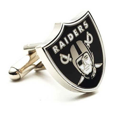 Oakland Raiders Logo'd Executive Cufflinks & Jewelry Box