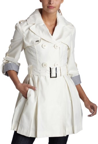 Miss Sixty Women's Missy Trench W Roll Sleeve