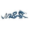 Pilot Automotive LT-00432 Blue Dragon Right Graphic Lethal Threat Decal