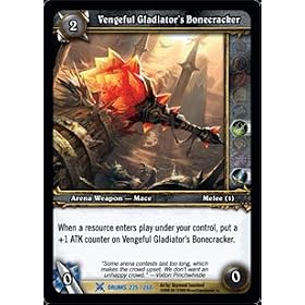 Vengeful Gladiator's Bonecracker - Drums of War - Rare by World of Warcraft Cards