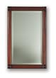 Nutone 850C Framed Soho Collection Single Recessed Bath Cabinet, 27-7/16-Inch High, Cherry Finish