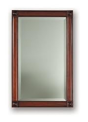 Nutone 850C Framed Soho Collection Single Recessed Bath Cabinet, 27-7/16-Inch High, Cherry Finish
