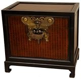Most Elegant Wedding Gift Ideas 2011 - 17" Butterfly Japanese Hope Chest Trunk w/ Calligraphy