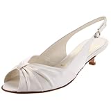 Bridal by Butter Womens Flamingo Kitten-Heel Pump