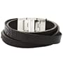 Fossil Jewelry Herren-Armband Leder schwarz JF00072040