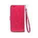 iPhone 6S Plus Case / iPhone 6 Plus Case, IZENGATE [Classic Series] Wallet Case Premium PU Leather Flip Cover Folio with Stand for Apple iPhone 6 Plus / Apple iPhone 6S Plus (Deep Rose Pink)