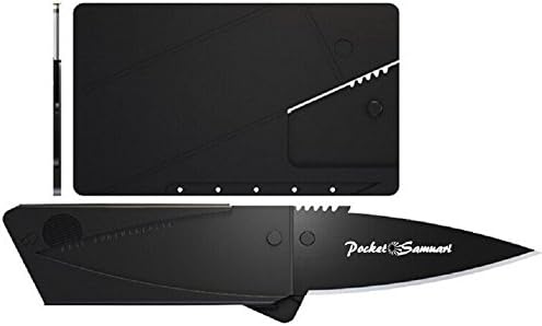 Pocket Samurai Knife - Ultra Defender Super Light Weight Wallet Size Folding Surgical Steel Blade