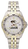 Missouri Tigers MO with Tiger Head All Star Watch with Stainless Steel Band - Men's
