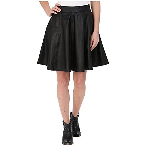 Stetson ボトムス スカート Black Lamb Leather Circle Skirt Black [並行輸入品]