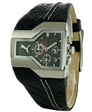 Puma Men's Chronograph Black Leather Watch #PU100041004