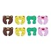 Bundle Monster New Baby / Child Animal Cushiony Finger Safety Door Stop Guard Set - 8 Piece Mixed Lot