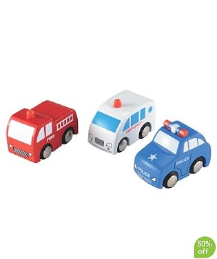 Emergency Cars - Pack Of 3