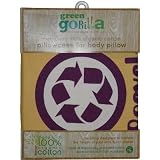 Green Gorilla 100% Organic Cotton Pillowcase for Body Pillow Style: Peace