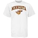 Minnesota Golden Gophers White Youth Bare Essentials T-shirt