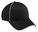North End Unbrushed Chino Twill Sandwich Cap With Reflective