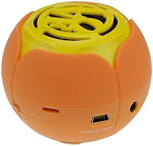 Mini 3W MP3 Portable Hamburger Style Rechargeable Battery Speaker w/ TF Slot - Orange + Yellow