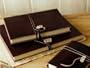 Leather & Crystal Journal -Large