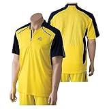 Mens Adidas Competition Theme Polo - Rave Yellow/Dark Navy