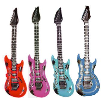Inflatable Guitar (1 Assorted colour)
