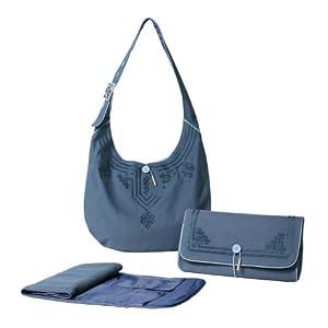 Serena & Lily Deluxe Gobi Diaper Tote, Navy