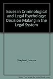Decision making in the legal system