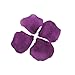 600pc Dark Purple Silk Rose Petals Wedding Flowers