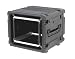 SKB 8U Shock Mount Rack, with Wheels, Handle, TSA Trigger Latches