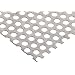Stainless Steel 304 Perforated Sheet, Staggered 0.125" Round Perfs, 0.1875" Center Spacing, 0.06" Thick, 12" Width, 24" Length
