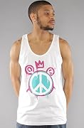 Mishka The Peace Mop Tank in White,Tank Tops for Men Mishka The Peace Mop Tank in White,Tank Tops for Men