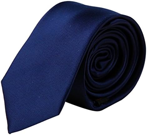Men's Fashion Casual Plain Slim Tie Silk Men's Skinny Tie 2"