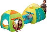 Childrens Pop Up Play Structure with Tunnel: Great Indoor & Outdoor Activity Toy