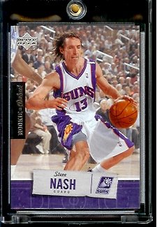 2005 06 Upper Deck Rookie Debut Steve Nash Phoenix Suns Basketball Card #75 - Mint Condition - In Protective Display Case !!