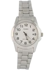 Casio Womens LTP-1215A-7B2DF Quartz Analog Silver Tone Watch
