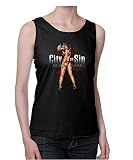 O.D.M. - City of Sin - Black Womens Tank Tee