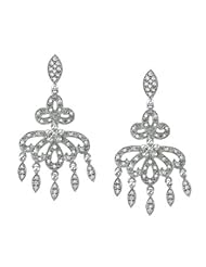 14k WHITE GOLD WOMENS EARRING LE-2883 DIAMOND 0.75CT TW
