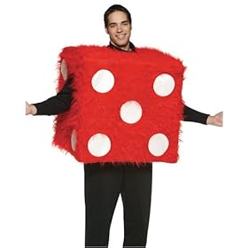 Fuzzy Dice Costume Adult Std