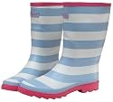 Weird Fish Womens Short Stripe Wellington Star White/Pink/Blue