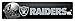Rico Industries NFL Oakland Raiders 16-Inch Plastic Street Sign Décor