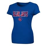 MLB Womens Toronto Blue Jays  AC Change Up Sweatshirt (DEEP ROYAL, XX-Large)