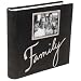 Malden International Fashion Suede Embroidered Family Series Bound Photo Album, Holds 200 4