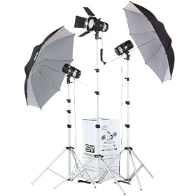 FL130 3-Light Studio Flash Kit